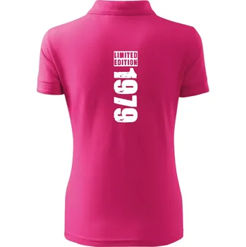 Limited edition 1979 pruh - Polokošile dámská Pique Polo - L ( Purpurová )