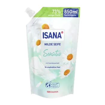 Mýdlo ISANA Tekuté mýdlo náhradní náplň Sensitive 850 ml