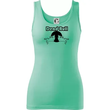 Dámské tričko Dead Bull obrys - Dámské tílko - S ( Mátová )