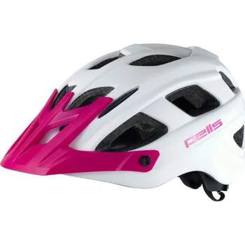 Cyklistická přilba Cyklistická přilba PELLS Wasp White/Pink (in-mold konstrukce s odolnou svrchní částí, velikost M (55-58 cm))