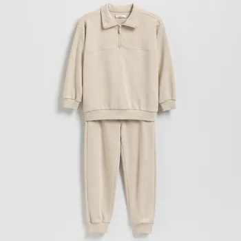 Chlapecká mikina Reserved - Bavlněná sada - béžová - 149FI-08X - 149FI-08X-152