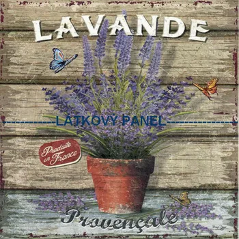 Látkový panel - Levandule - LE-23 Velikost: 60x60cm, Materiál: Teplákovina nepočesaná