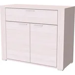 NÁBYTEK MIKULÍK s.r.o. Komoda ADEL 7, olše, 100x83cm, se zásuvkou a dvířky, Provence styl Šířka: 100, Výška: 83, Dekor: modřín latté