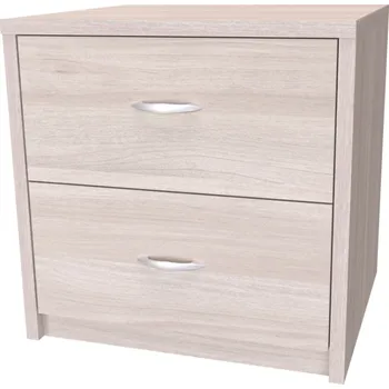 Noční stolek NÁBYTEK MIKULÍK s.r.o. Sigma 2 - noční stolek, 45x45x40cm Dekor: akácie skořice Šířka: 45cm, Dekor: jasan šedý
