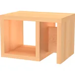 NÁBYTEK MIKULÍK s.r.o. Univerzální konferenční stolek ARIEL, olše, 60.5x40x40.5cm, odolný design Šířka: 60.5, Výška: 40, Dekor: buk