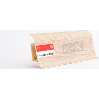 soklová lišta Obvodová soklová lišta plastová (pro PVC a vinyl) jasan rustic - 250cm