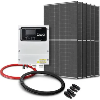 Solární ohřívač vody Sada pro solární ohřev vody GETI GWH02D 2670Wp 6x PV TRINA