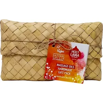 Koupelový olej Holy Lama Dárková sada ajurvédských Masážních Olejů 4x30 ml