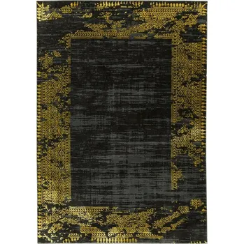 Koberec Koberec Festiaval 3479A zlatý / černý
