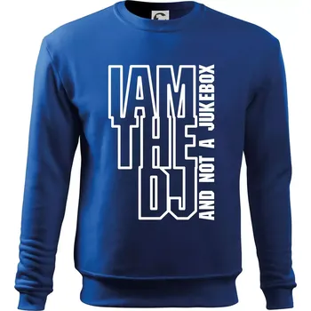 Iam the dj and not a jukebox na výšku - Mikina Essential dětská - 158 cm/12 let ( Královská modrá )