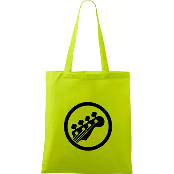 Kytara kruh - Taška bavlněná - 42 x 38 cm ( Limetková )