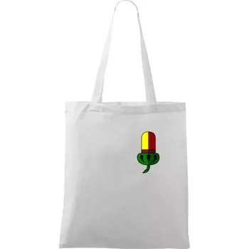 Prší - Žaludy - prso - Taška bavlněná - 42 x 38 cm ( Bílá )