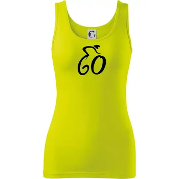 Cyklista slaví šedesátku (60) - Dámské tílko - 2XL ( Limetková )