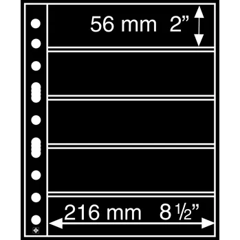 Obal pro sběratelský předmět Strana do alba na známky Grande 5S 5 kusů