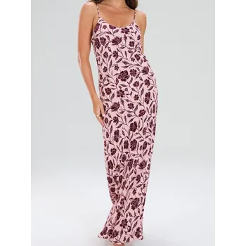 Dámské šaty Sinsay - Vzorované šaty - burgundy - 628FI-MLC - 628FI-MLC-M