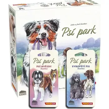 Společenská hra Psí park - bundle (MINDOK)