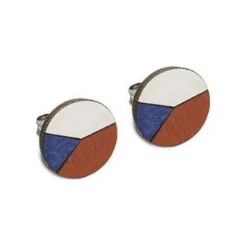 Náušnice Dřevěné náušnice Česko Earrings s možností výměny či vrácení do 30 dnů zdarma - EW11