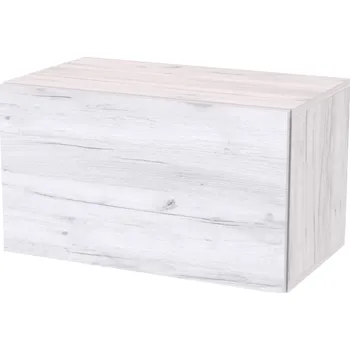 Komoda NÁBYTEK MIKULÍK s.r.o. CUBE 4 - horní závěsná skříňka s výklopnými dvířky, 70x40cm Dekor: olše Šířka: 70, Výška: 40, Dekor: dub bělený