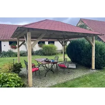 Pergola Dřevěná pergola Altán Ibiza 300x400