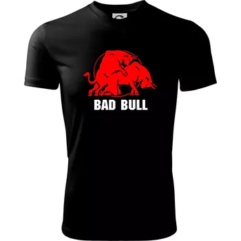 Pánské tričko Bad Bull - Pánské triko Fantasy sportovní (dresovina) - XL ( Černá )