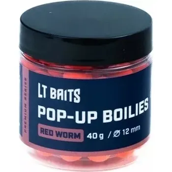 Boilies LT BAITS Pop up Boilies 12mm 40g RED WORM