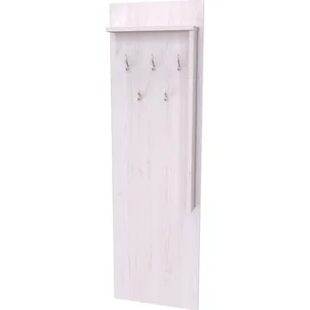 Věšák NÁBYTEK MIKULÍK s.r.o. TRIANGL 3 - věšák s poličkou do předsíně, 60x17x200cm Dekor: olše Šířka: 60cm, Dekor: modřín latté