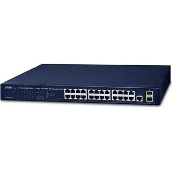 Switch GS-4210-24T2S - switch L2/L4 24x 10/100/1000T + 2x 100/1000X SFP