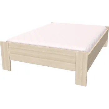 Postel NÁBYTEK MIKULÍK s.r.o. NEDO - postel 120x200cm / 140x200cm Dekor: olše, Šířka pro matraci: 120cm, Varianta: Síla bočnice 18mm Dekor: akácie světlá