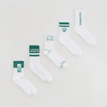 Dětská móda Reserved - Ponožky 5 ks - bílá - 608GC-00X - 608GC-00X-K31