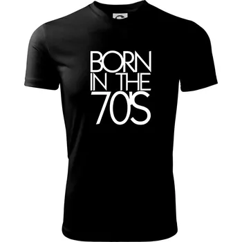 Pánské oblečení Born In The 70's - Pánské triko Fantasy sportovní (dresovina) - S ( Černá )