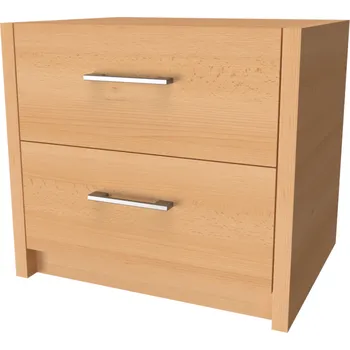 Noční stolek NÁBYTEK MIKULÍK s.r.o. MIA - noční stolek, 50x40x45cm Dekor: olše Šířka: 50cm, Dekor: buk