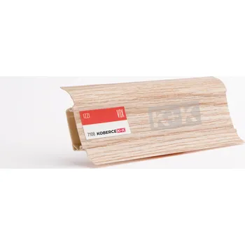 soklová lišta Obvodová soklová lišta plastová (pro PVC a vinyl) dub kavkazský - 250cm