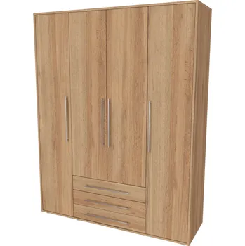 Šatní skříň NÁBYTEK MIKULÍK s.r.o. ELITE XL - šatní skříň, 161x51x205cm Dekor: olše Šířka: 161, Výška: 205, Dekor: dub harmony