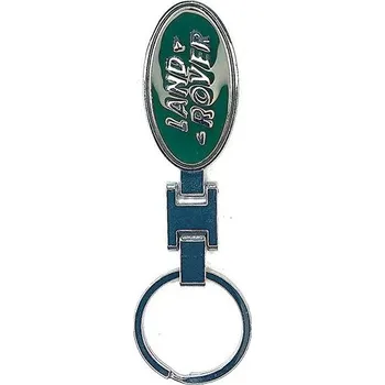 Tuning Mjakes klíčenka přívěsek, oválný, tmavě zelená pro vozy LAND ROVER