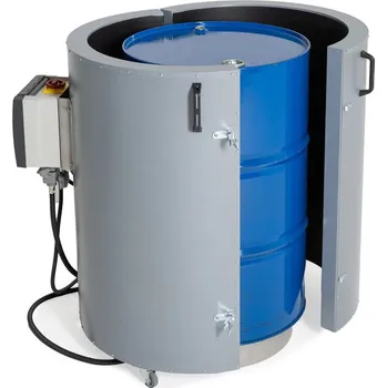 Sudový ohřívač s mobilním topným pláštěm a podlahovým topením, pro 200litrové ocelové sudy