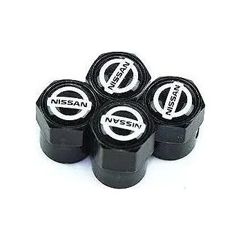 Tuning MJakes krytky ventilků hranaté černé pro vozy NISSAN