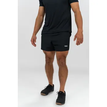 TRX® Pánské sportovní kraťasy TRX® 14 cm Mesh – černé (vel. S)