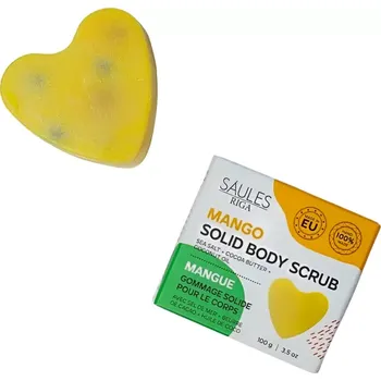 Mýdlo Saules Přírodní peelingové mýdlo Mango 100 g