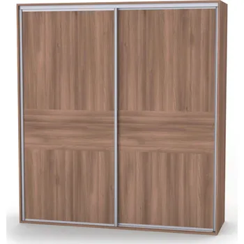 Postel NÁBYTEK MIKULÍK s.r.o. ONYX 3 - dvoudveřová šatní skříň, dělené dveře, 120 až 200cm x 220/240cm Šířka: 120cm, Výška: 220cm, Dekor: olše Šířka: 120cm, Dekor: akácie skořice