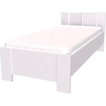 Postel NÁBYTEK MIKULÍK s.r.o. LILI - postel 80x200cm / 90x200cm Dekor: olše, Šířka pro matraci: 80cm, Varianta: Síla bočnice 18mm Dekor: bílá struktura