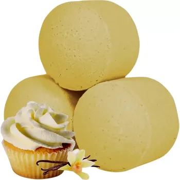 bomba do koupele AW Aromatics Šumivé kuličky - mini bomby do vany Vanilka 200 g