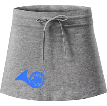 Dámská sukně Blue French Horn - Sportovní sukně - two in one - XL ( Tmavě šedý melír )