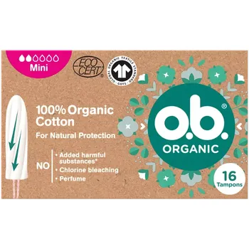 Menstruační tampony o.b. Tampony Organic Mini 16 ks