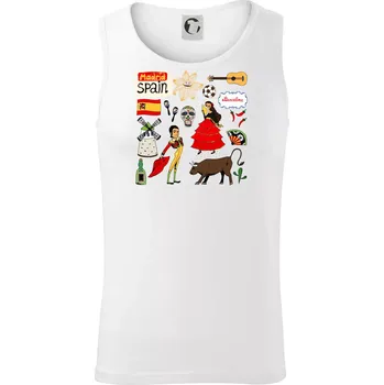Španělské ikony - Tílko pánské Core - XL ( Bílá )