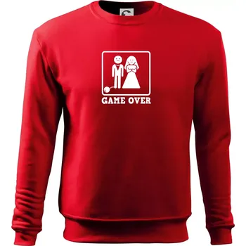 Pánská mikina Game Over rozlučka - Mikina Essential pánská - 3XL ( Červená )