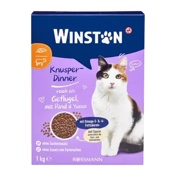 Krmivo pro psa Winston Granule s hovězím, jehněčím, játry a hráškem 1 kg