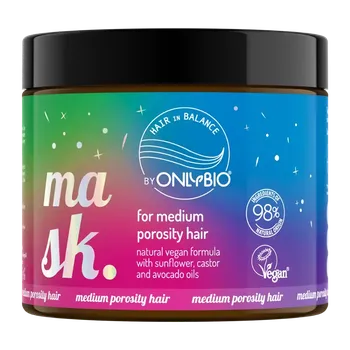 Vlasová regenerace OnlyBio Maska na vlasy se střední pórovitostí 400 ml