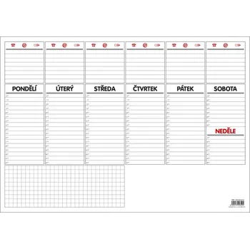 Kalendář Plánovač stolní A3 - týd. mapa - 30 listů /OS090/ foto ilustační 400862