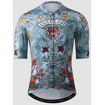 cyklistický dres Cyklodres CYCOLOGY City of Angels Reborn, men, krátký rukáv (City of Angels, velikost XXL)