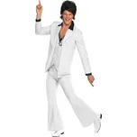 Pánský Disco kostým 70.léta bílý Velikost: XXXL